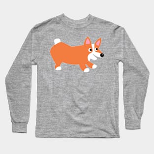 corgi art Long Sleeve T-Shirt